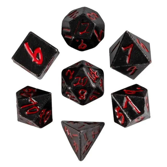 Hallowed Potion - Mini Metal RPG Dice in Bullet Pendant