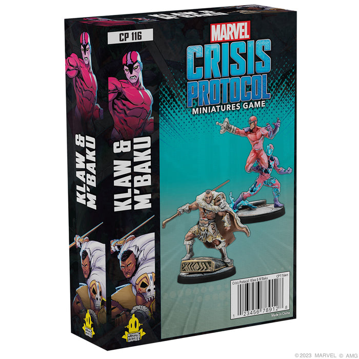 Klaw & M'Baku - Marvel Crisis Protocol Miniatures Game - Atomic Mass Games