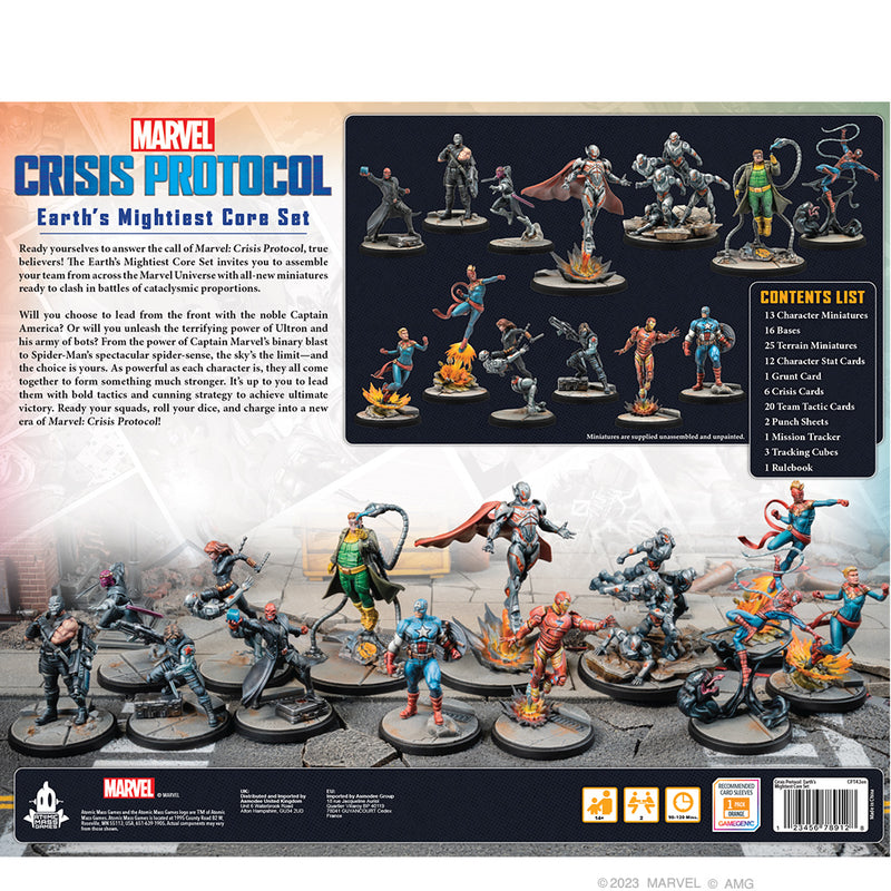 Marvel: Crisis Protocol - Earth's Mightiest Core Set - Atomic Mass Games