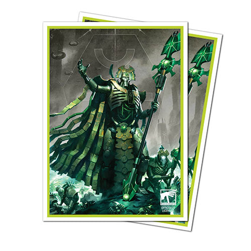 Warhammer 40k - Codex Aligned 105ct Apex Deck Protector Sleeves - Necron - Ultra Pro