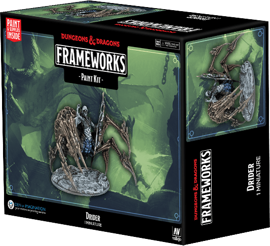 D&D Paint Night Kit - Drider
