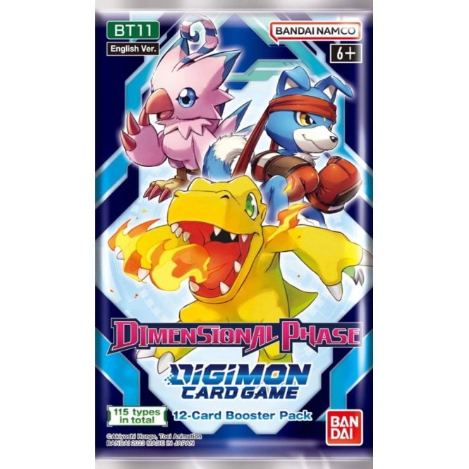 Digimon TCG Dimensional Phase (BT-11) Booster