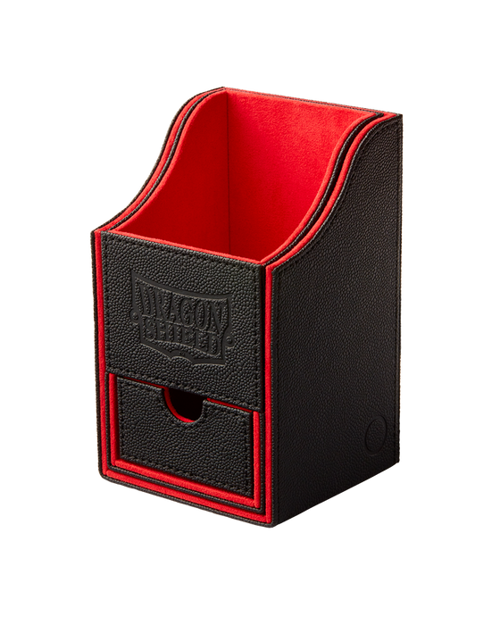 Dragon Shield - Black/Red - Nest+ 100 - Deck Box - Piri Piri Games
