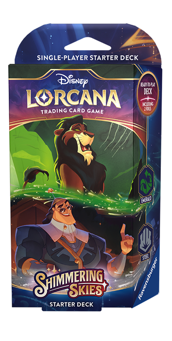 Disney Lorcana: Shimmering Skies Starter Deck