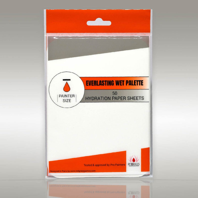 50 x hydration paper sheets for Painter v1 and Lite