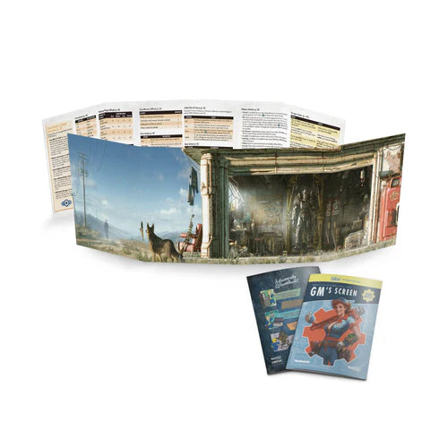 Fallout RPG: GM Screen Plus Booklet And  Flysheet - Modiphius