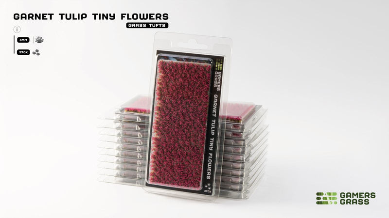 Gamers Grass - Garnet Tulip Tiny Flowers - Gamers Grass