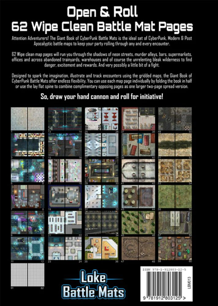 Giant Book of CyberPunk Battle Mats