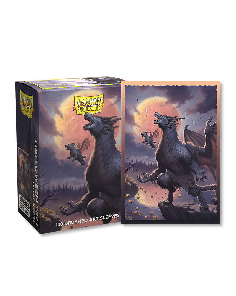 Dragon Shield Brushed Art Sleeves - Halloween 2023 - Arcane Tinmen