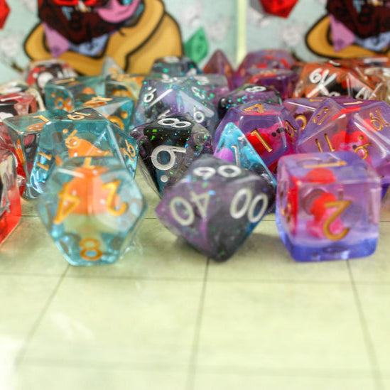 Filled Mystery Dice Set - Mystery Dice Goblin