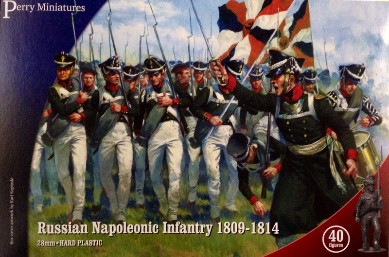 Russian Napoleonic Infantry 1809-1814 ( 40 figures) - Perry Miniatures - Perry Miniatures