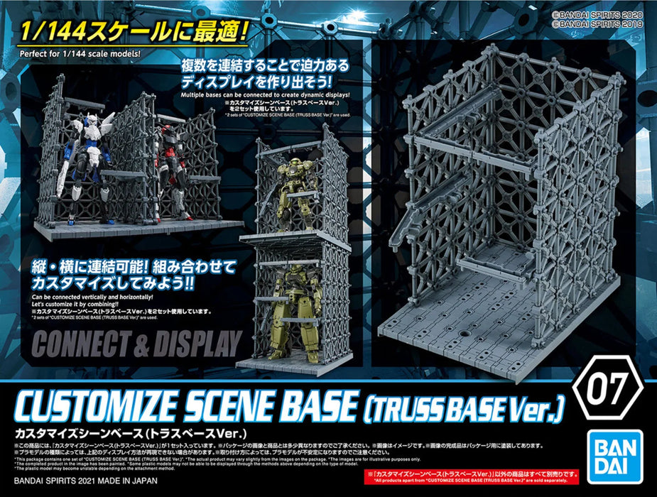 30MM 1/144 Customized Scene Base (Truss Base Ver.) - Gunpla - Bandai