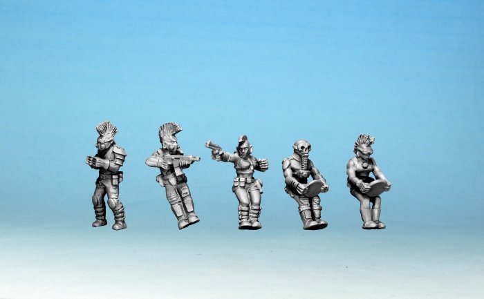 Gaslands - Punks. (Drivers and Passengers) - North Star Military Figures