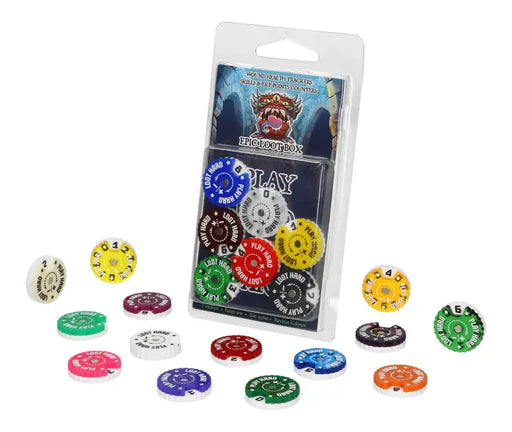 Trackers / Counters 20mm 0-9 (9 Trackers per package) - Epic Loot Box
