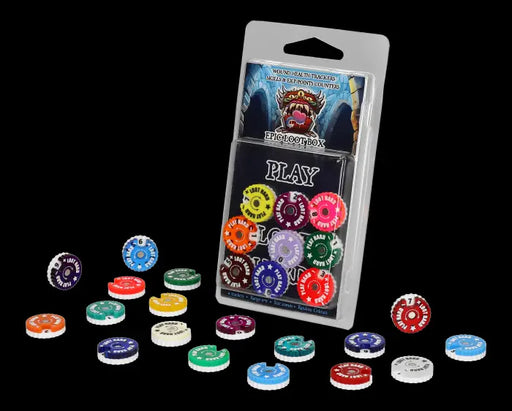 Trackers / Counters 25mm 0-9 (7 Trackers per package) - Epic Loot Box