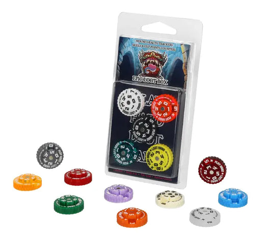 Trackers / Counters 25mm 0-59 (5 Trackers per package) - Epic Loot Box