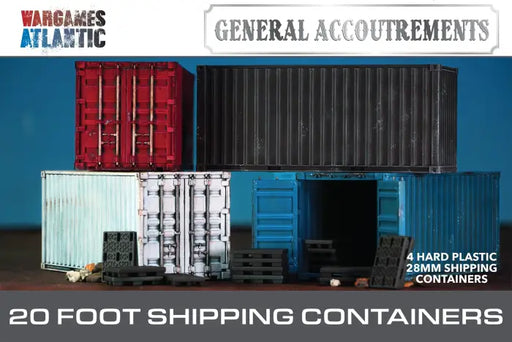 20 Foot Shipping Containers - Wargames Atlantic