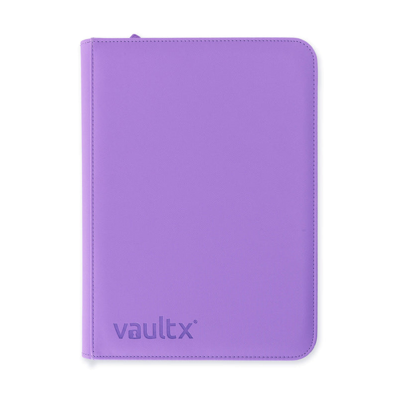 9-Pocket Exo-Tec Zip Binder Just Purple - Vault X - Vault X