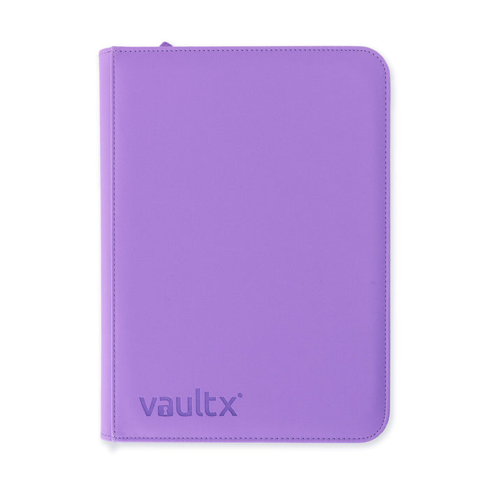 9-Pocket Exo-Tec Zip Binder Just Purple - Vault X