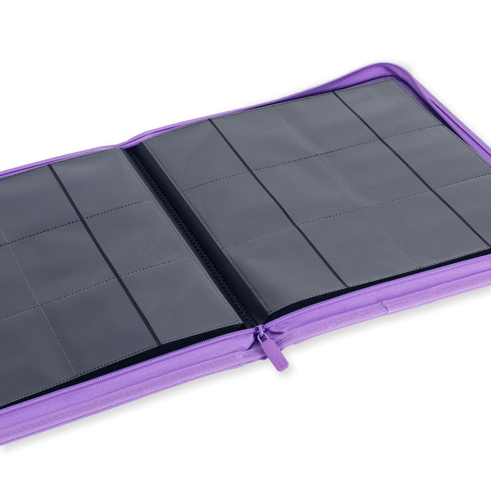 12-Pocket Exo-Tec Zip Binder Just Purple - Vault X