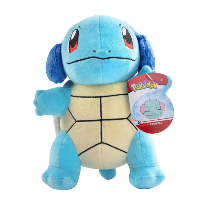 Pokemon Plush 8" Squirtle with Ear Muffs - Jazwares