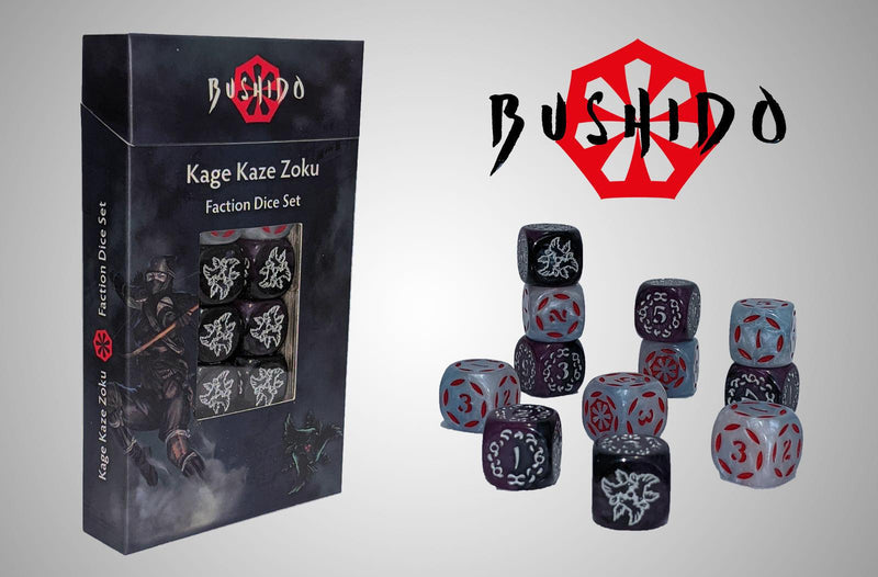 Shadow Wind Clan - Faction Dice Set - GCT Studios