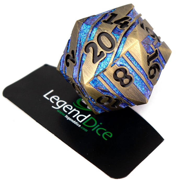 Legend Dice - D20 Metal Strata Dice 35mm