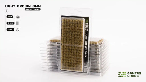 Gamers Grass - Light Brown (6mm) Small - Gamers Grass