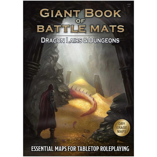 Giant Book Of Battle Mats: Dragon Lairs And Dungeons - Loke Battlemats