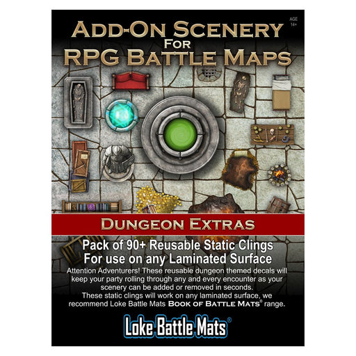 Dungeon Extras: Add-On Scenery For RPG Maps - Loke Battlemats