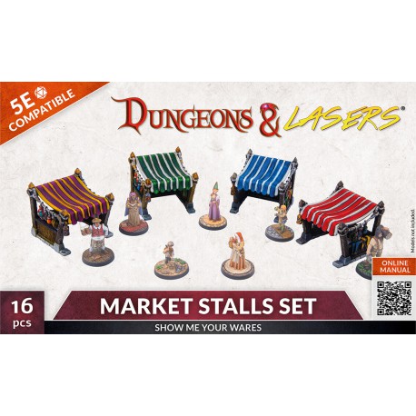 Dungeons and Lasers: Market Stalls Set - Archon Studio