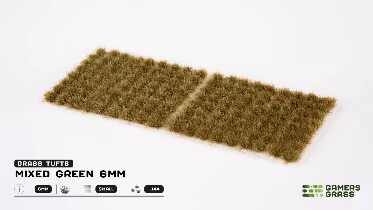 Gamers Grass - Mixed Green (6mm) Small