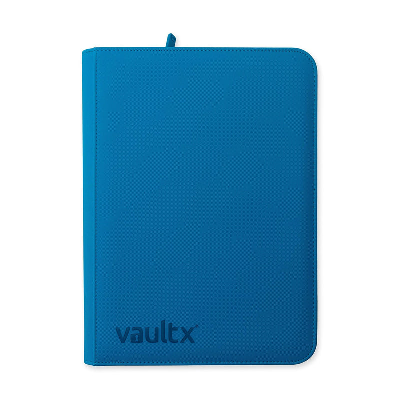 9-Pocket Exo-Tec Zip Binder Neon Blue - Vault X - Vault X