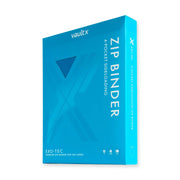 4-Pocket Exo-Tec Zip Binder Neon Blue - Vault X - Vault X