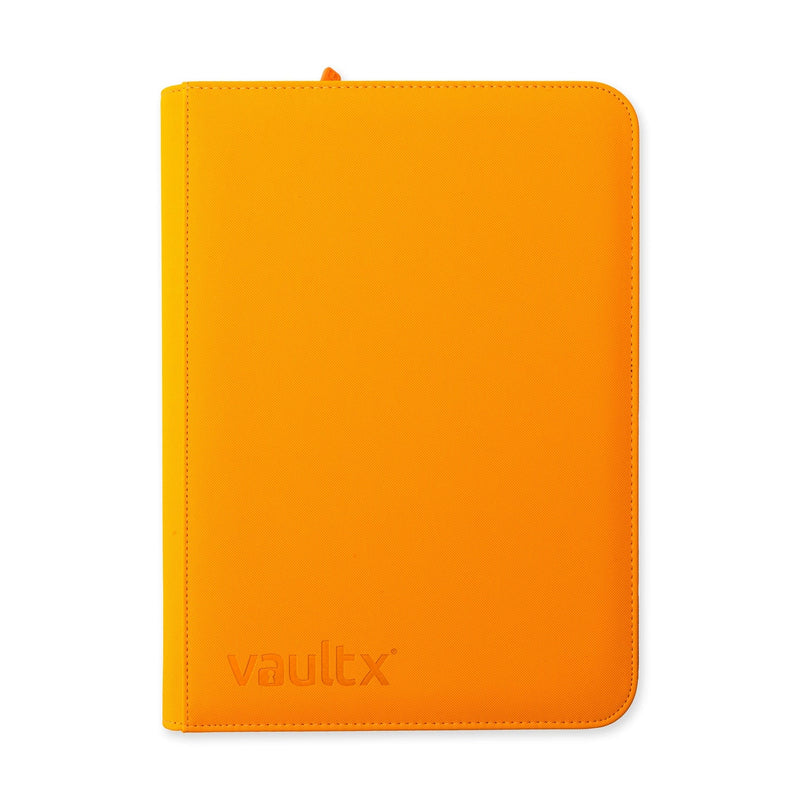 9-Pocket Exo-Tec Zip Binder Neon Orange - Vault X - Vault X