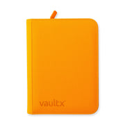 4-Pocket Exo-Tec Zip Binder Neon Orange - Vault X - Vault X