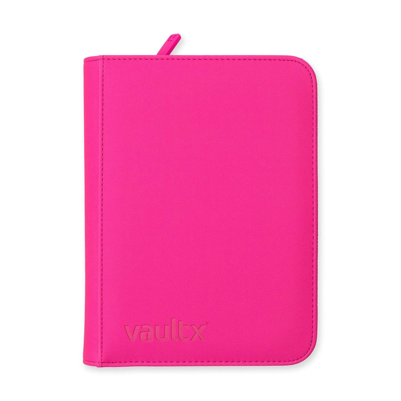 4-Pocket Exo-Tec Zip Binder Neon Pink - Vault X - Vault X