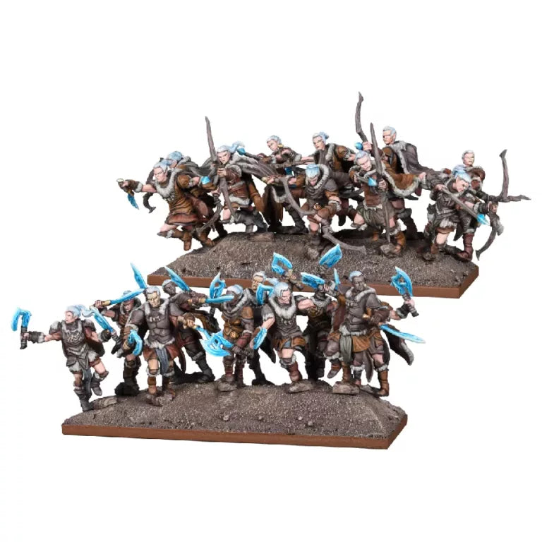 Northern Alliance Ice Kin Hunters / Half-Elf Berserkers – Kings of War