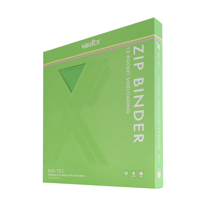 SV7 12-Pocket Exo-Tec Zip Binder - Vault X - Vault X