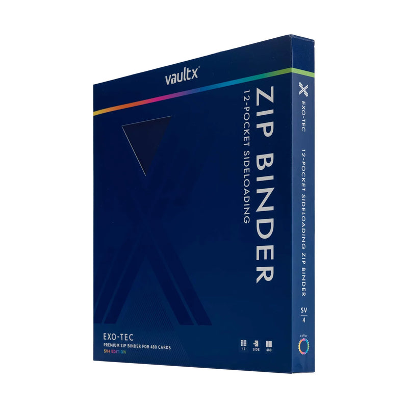 SV4 12-Pocket Exo-Tec Zip Binder - Vault X - Vault X