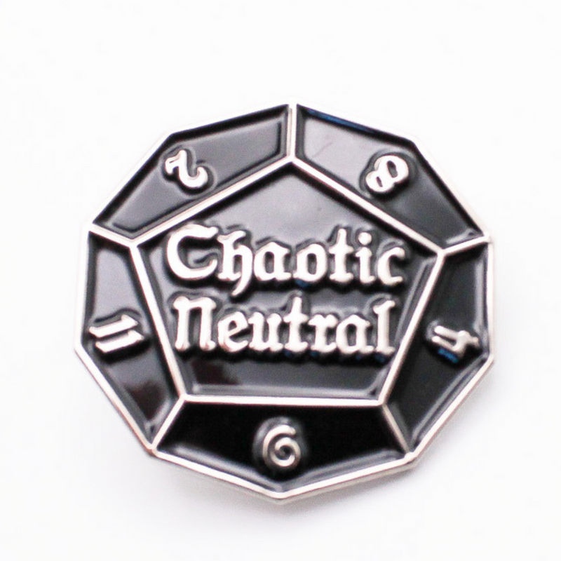 Chaotic Neutral - Mystery Goblin Dice Enamel Pin