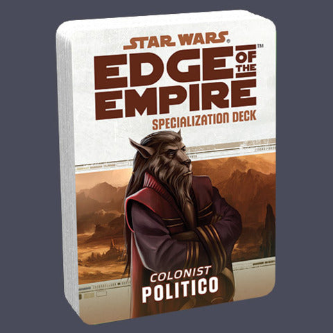 Star Wars Edge of the Empire RPG: Politico Specialization Deck