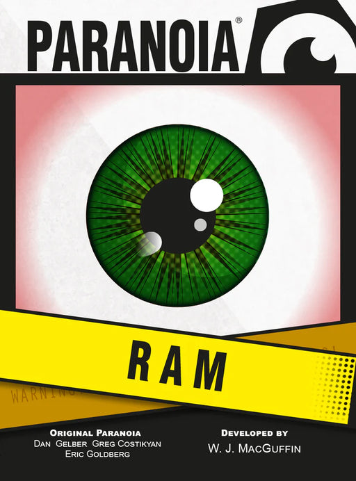 Paranoia RPG: The RAM Deck - Mongoose Publishing