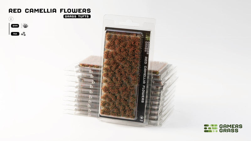 Gamers Grass - Red Camellia Flowers