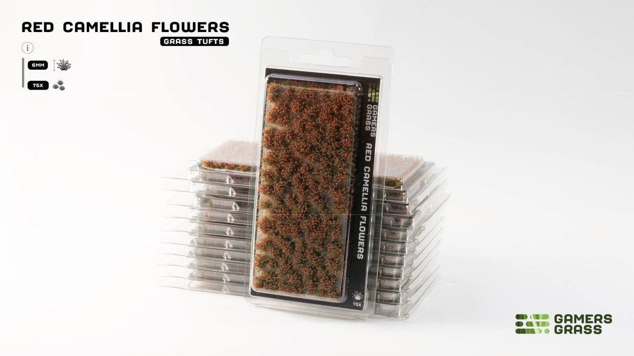 Gamers Grass - Red Camellia Flowers