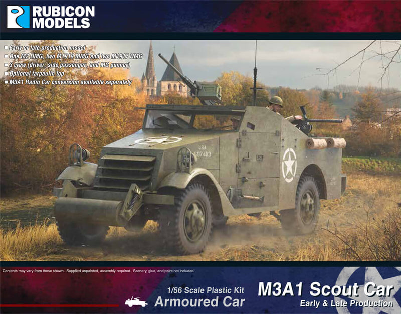 Rubicon Models - M3A1 Scout Car (Early & Late production) - Rubicon Models LTD