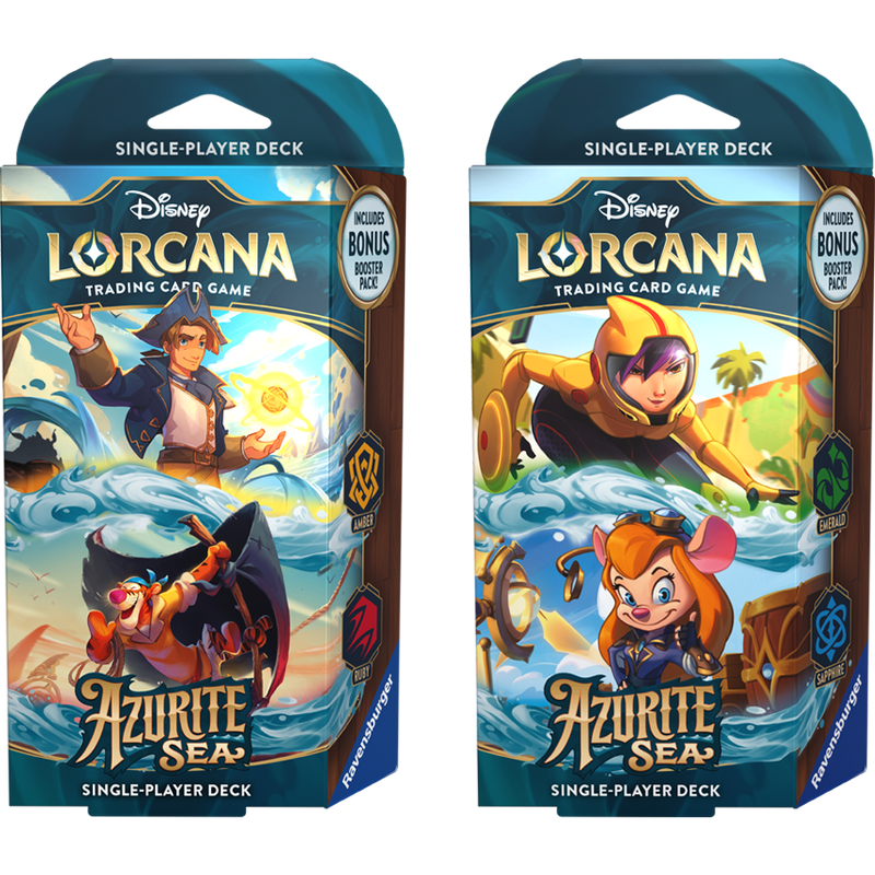 Disney Lorcana: Azurite Sea Starter Deck - Ravensburger