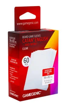 Gamegenic Board Game Sleeves CATAN English Clear (60 ct.)