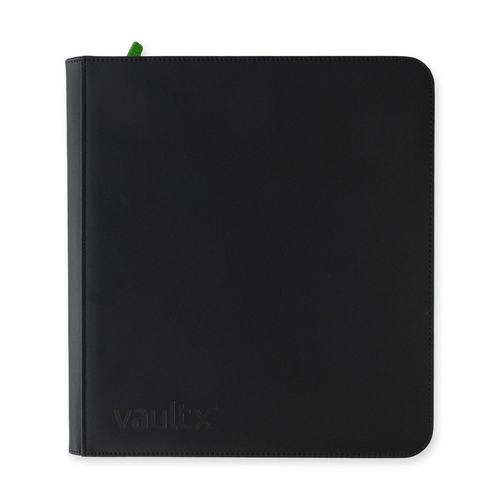 12 Pocket Exo Tec Zip Binder - Signature Black