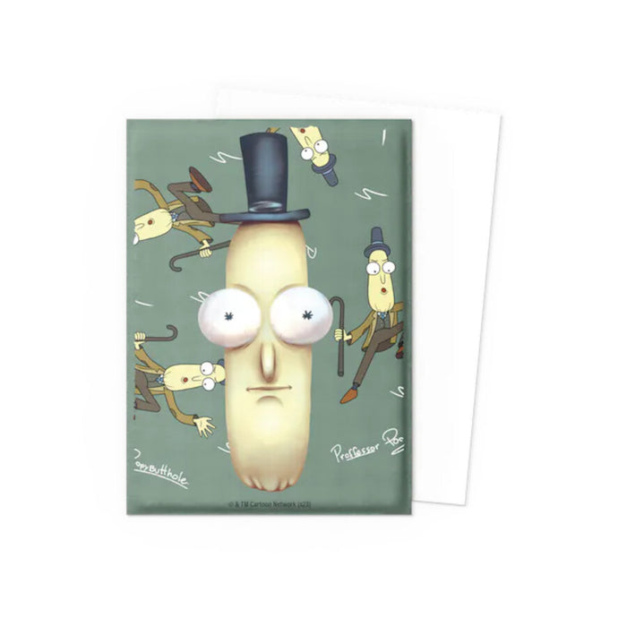 Rick & Morty - Mr. Poopy Butthole - Brushed Art Sleeves - Standard Size - Dragon Shield